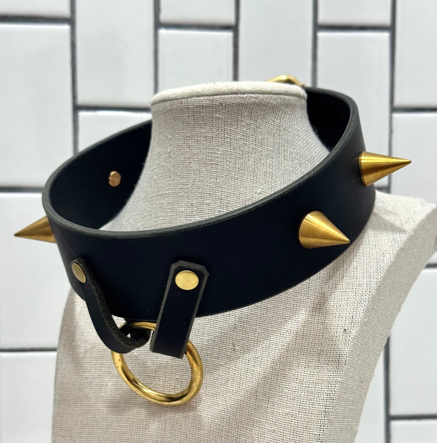 Wide O-ring Brass Collar