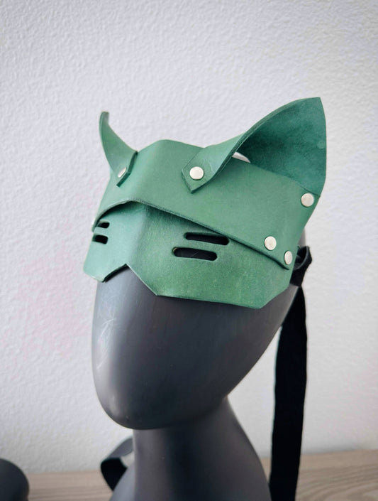 Green Cat Ear Visor